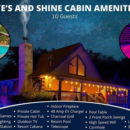 Ryes And Shine Bootlegger'S Cabin! Hot Tub* Pool* Arcade* Billiards *Ev * Pet Friendly Sevierville Eksteriør billede