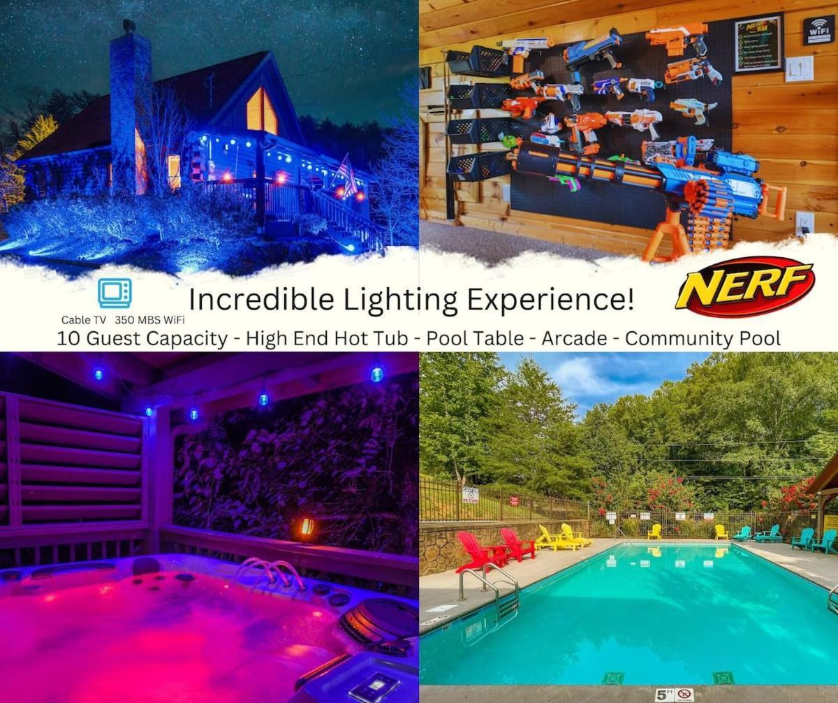 Ryes And Shine Bootlegger'S Cabin! Hot Tub* Pool* Arcade* Billiards *Ev * Pet Friendly Sevierville Eksteriør billede